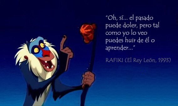 gobfilmsmxOLD's tweet photo. El sabio Rafiki nos da un gran consejo para comenzar esta semana. #Lunes #GobFilmsMX https://t.co/ln6TNcreqp