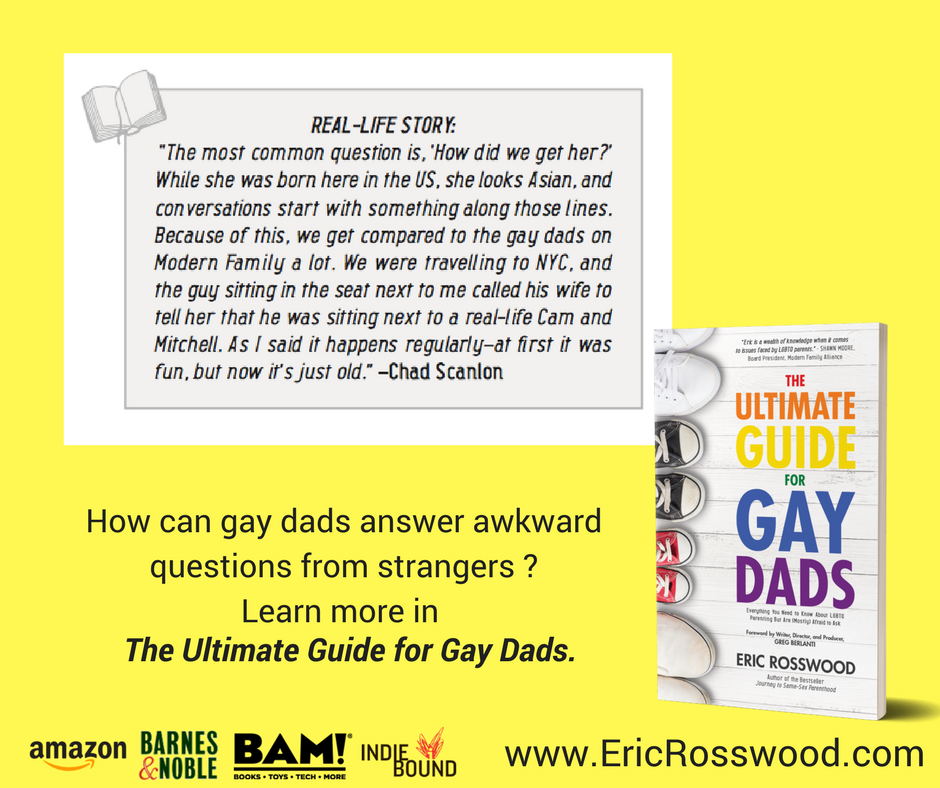 LGBT_Activist's tweet photo. Awkward questions people ask gay dads. 🌈 #LGBT #LGBTQ #GuideForGayDads https://t.co/uJYHER9fxE