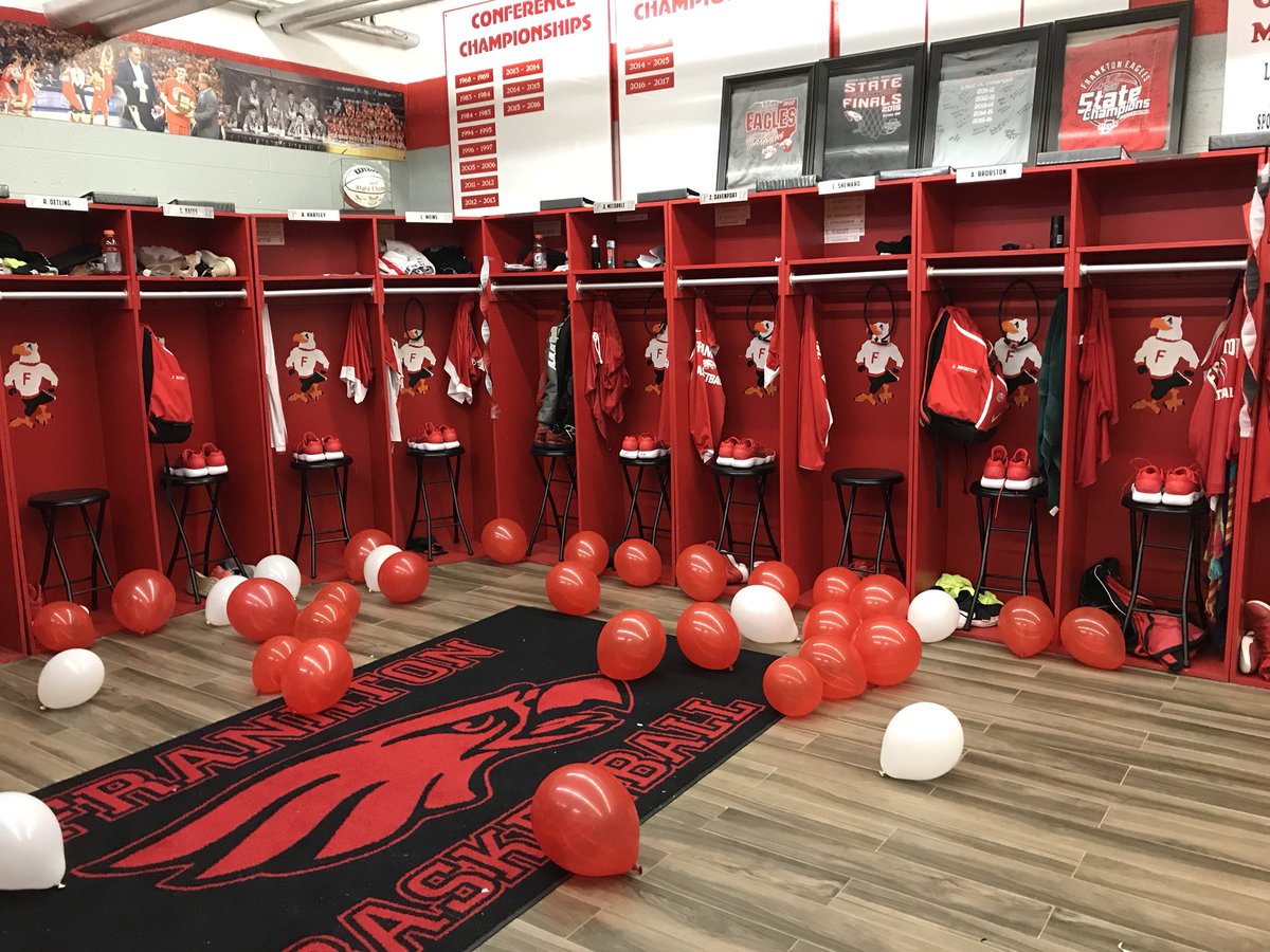 FranktonCheer's tweet image. Sectional week is here &amp;amp; the school is decked out &amp;amp; ready to go! Great job to our girls, &amp;amp; a huge thanks to the @Franktonbball parents that helped! Good luck this week to our team, come out &amp;amp; support them at Lapel! #SectionalWeek #EaglePride