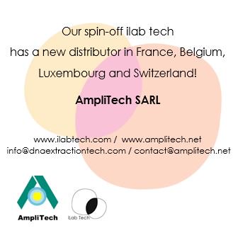 igenbiotech's tweet photo. Our spin-off ilab tech and AmpliTech SARL have entered into an agreement under which distribution of ilab tech’s products in France, Belgium, Luxembourg and Switzerland will be made exclusively by AmpliTech SARL. #igenbiotech #ilabtech #igenatal #amplitech #genetics https://t.co/blPSgVAcgY