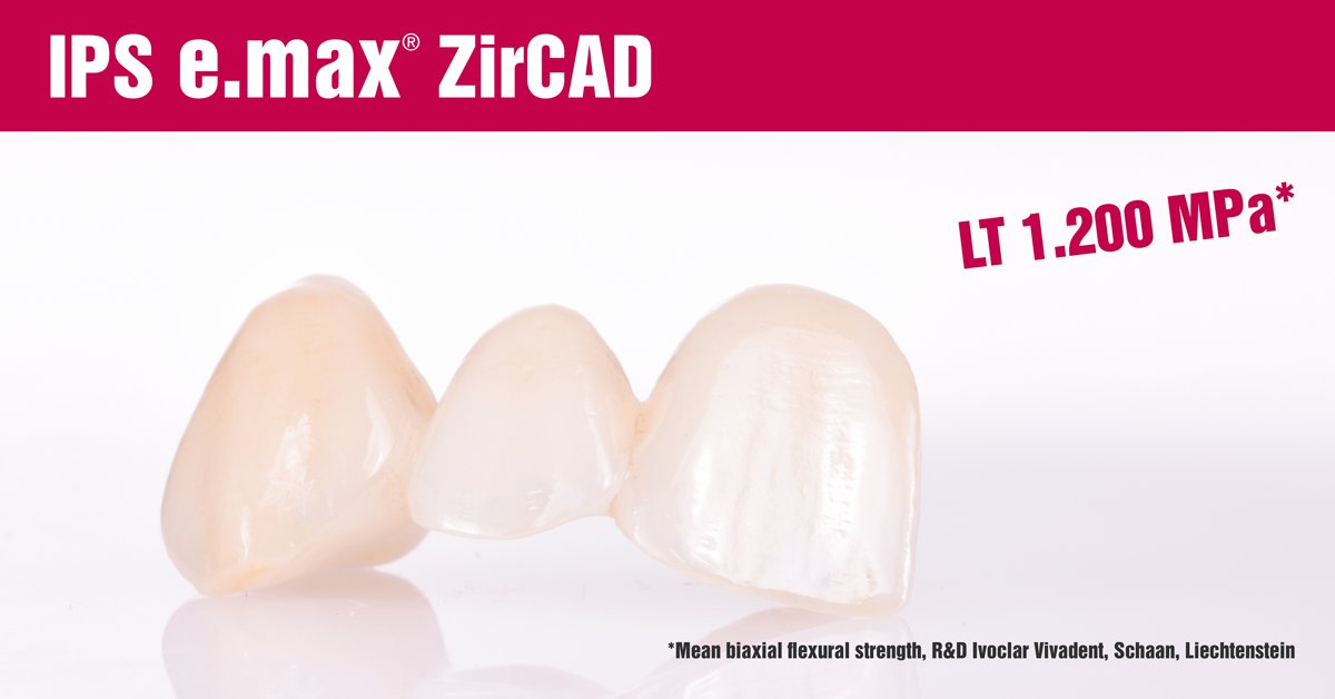 Strong – stronger – IPS e.max ZirCAD. For cases where high stability is of the essence. #ivoclarvivadent #ipsemax #emax #zircad For more information visit ivoclarvivadent.com/zircad/#usp-se…