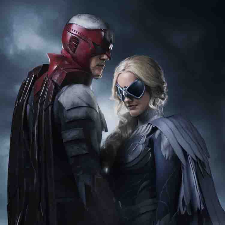 popground_pop's tweet image. Alex Ritchson e Minka Kelly como Rapina e Columba, dupla de heróis que vai fazer parte do elenco da série dos Novos Titãs que estreia esse ano.
#novostitas #dcseries