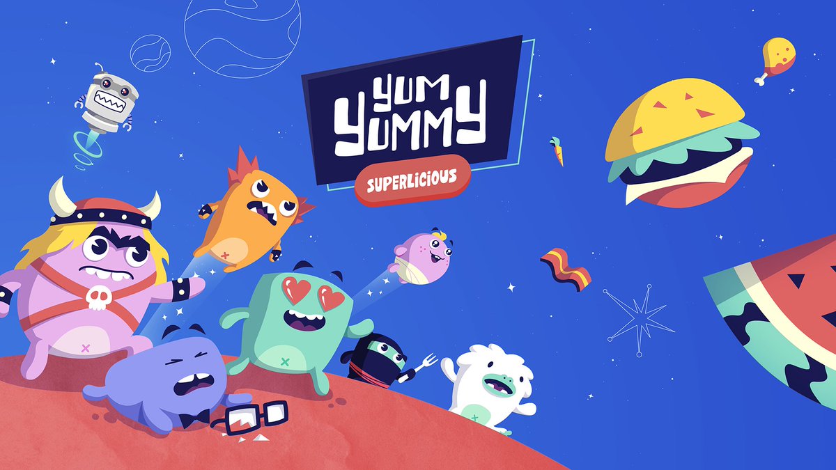 studiotendril's tweet photo. We are so excited to launch Yum Yummy Superlicious in Brazil, Philippines and New Zealand! World wide launch coming this March! 🍔💫🥓

https://t.co/RZNhnl61Iq

#game #gameapp #mobilearcade #superlicious #food #design #gamedesign #illustration #characterdesign #yum #studiotendril https://t.co/feghCJA93j