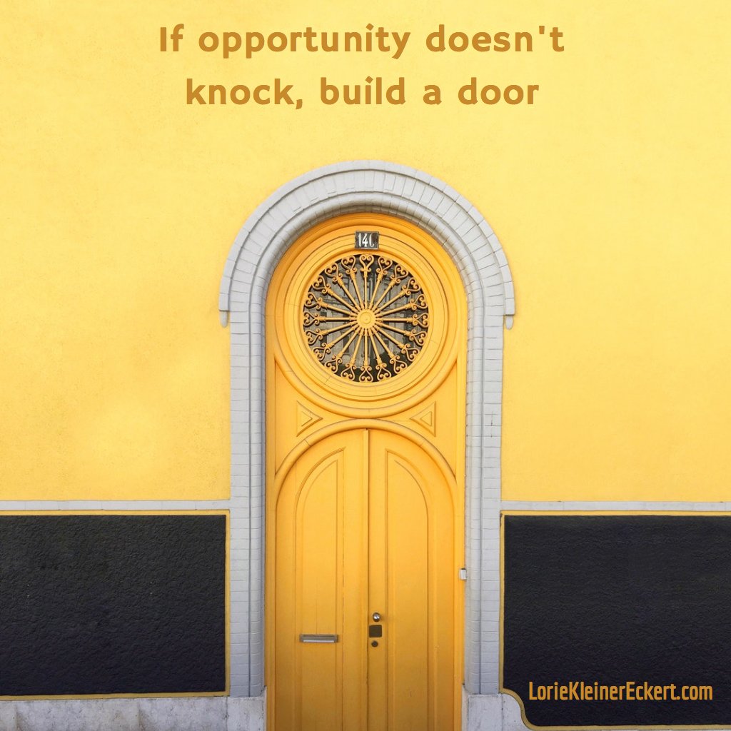 Don't wait for opportunity, create it.

#SuccessTRAIN #chooseyourdream #encouragingwords #ownyourstory #itmatters #achieveyourdreams #wisewomen #achieveyourgoals