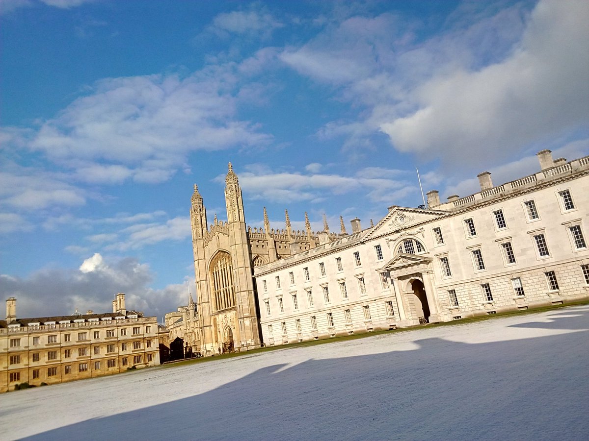 drjustinpearce's tweet photo. And when we came out of the @CambridgeUCU meeting... #letitsnow #letusstrike #snow #Cambridge #ussstrike #ucustrike https://t.co/F1wc4qJVjp