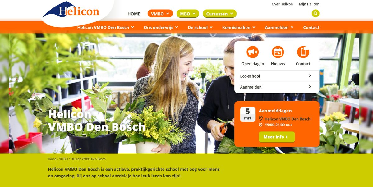 Digitaal aanmelden voor volgend schooljaar kan vanaf vandaag! Via onze nieuwe website...