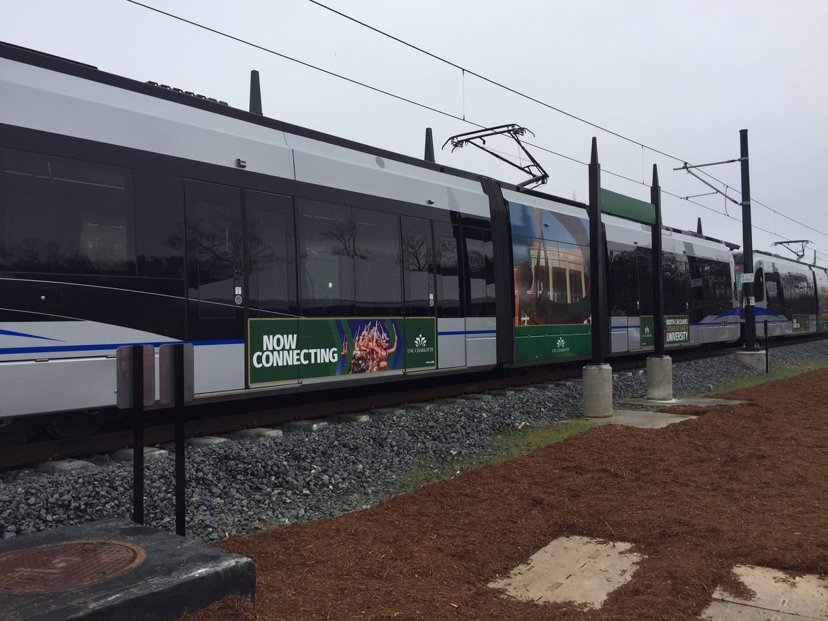 Now connecting! Can't wait for the #BlueLineExtension public opening <a href="/CATSRideTransit/">Charlotte Area Transit System</a> <a href="/unccharlotte/">UNC Charlotte</a> <a href="/CLTCenterCity/">Center City Partners</a>