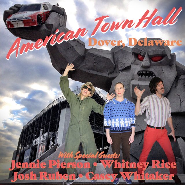 MareGrill's tweet photo. #AmericanTownHall “in” DOVER, DELAWARE tomorrow at 8pm, doors at 7:30 @TheVirgil $5 with proceeds for @ACLU https://t.co/3hjivlNsoW