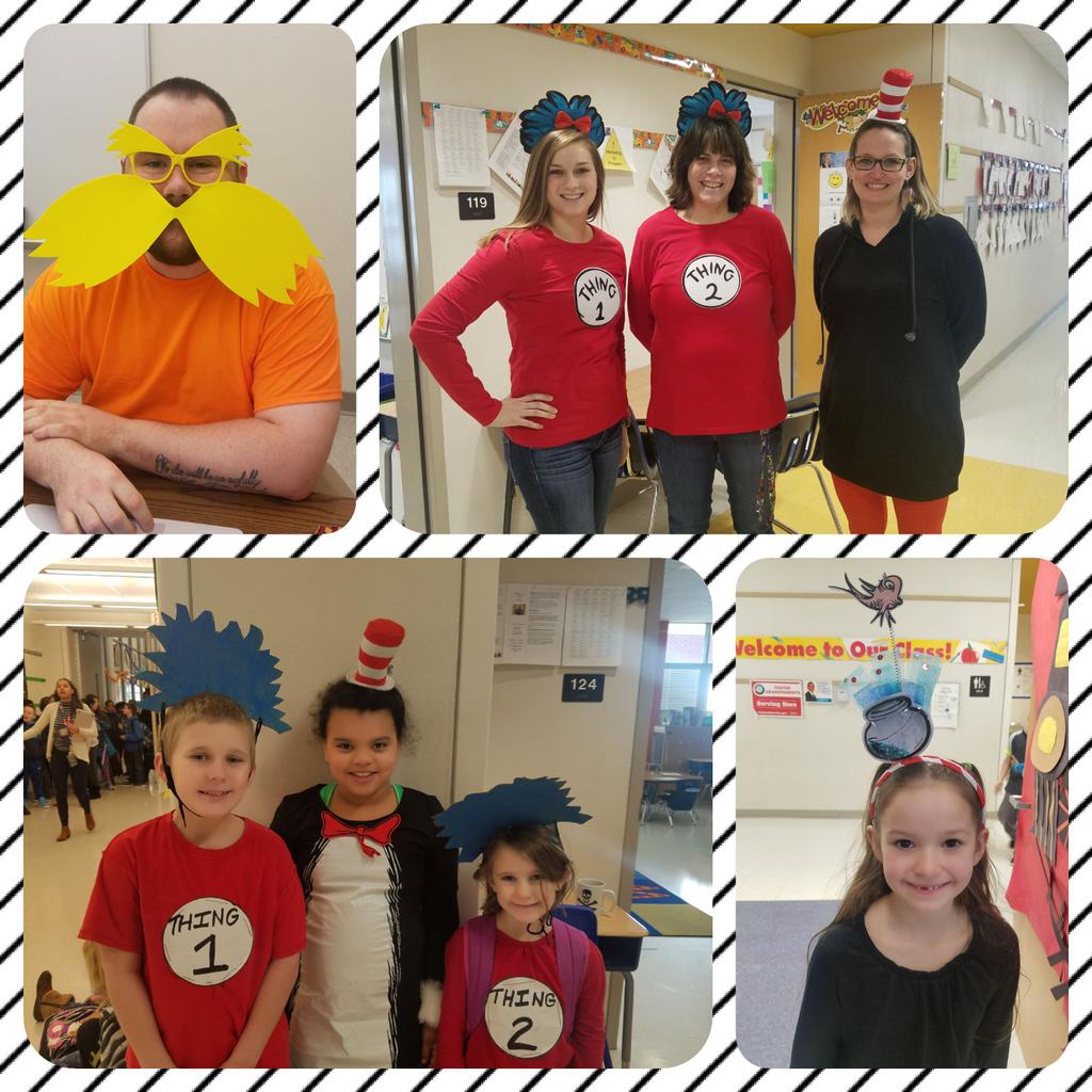 EnosElementary's tweet photo. "Today you are you, that is truer than true. There is no one alive who is youer than you." -Dr. Seuss 

Here are a few pictures from Cat in the Hat day today! #iheart186 #186pride #ReadReadRead https://t.co/RPUL8xeVin