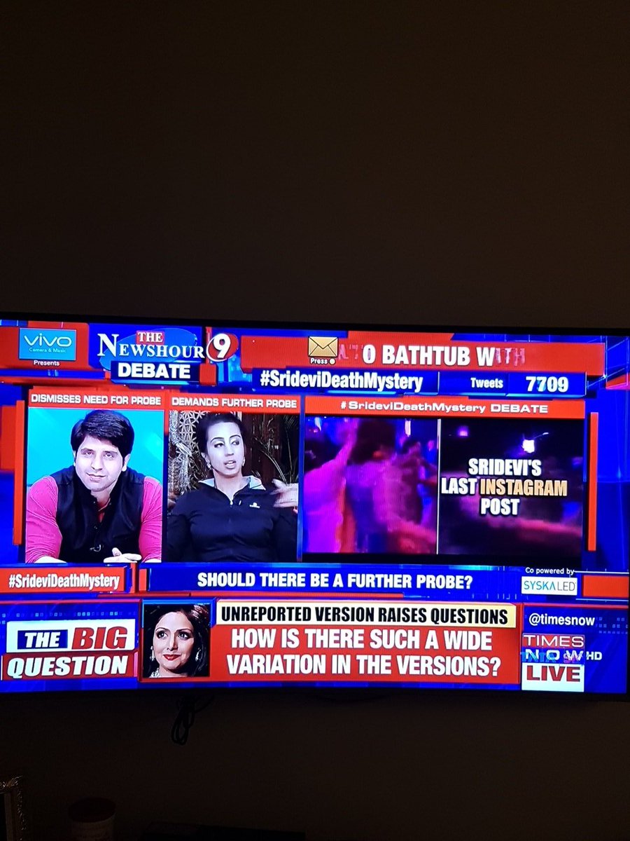 NigaarZKhan's tweet photo. A dignified lady , a legend has passed away , the family and her fans r still mourning the loss and its a shame to watch this news channel @TimesNow  try to make trps and some drama show of their stupid debates which is not of any use to an individual or this country... 😳 https://t.co/vTCrtvHyym
