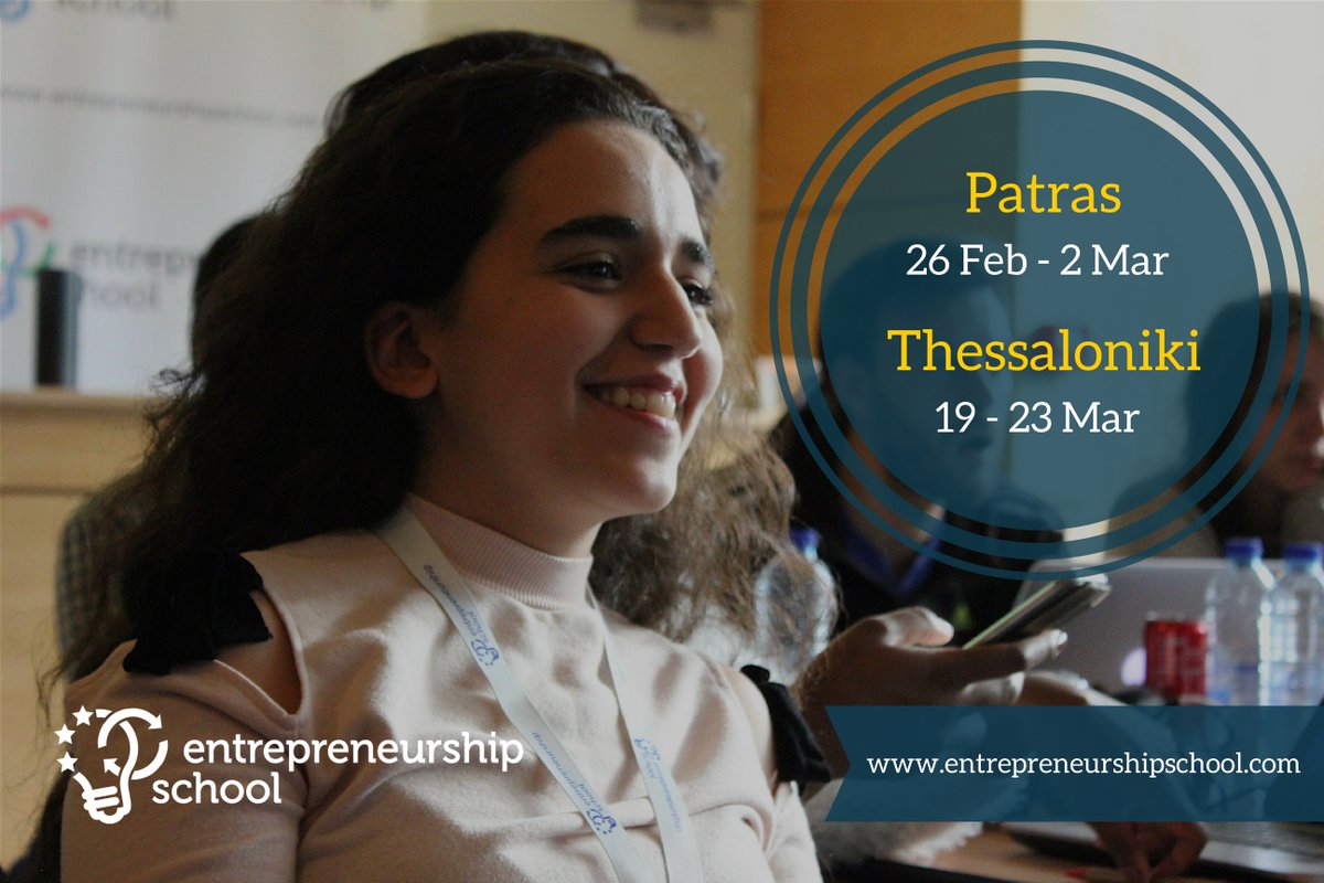 ThinkYoungNGO's tweet photo. Today we welcome our participants for the #Patras Entrepreneurship school, as they focus on new technologies. Don’t fret, you haven’t missed out just yet! If you want to participate in the #ESSchool Thessaloniki it will take place from 19th of March: https://t.co/uHFAW6mYgj https://t.co/d5rXajbAdG