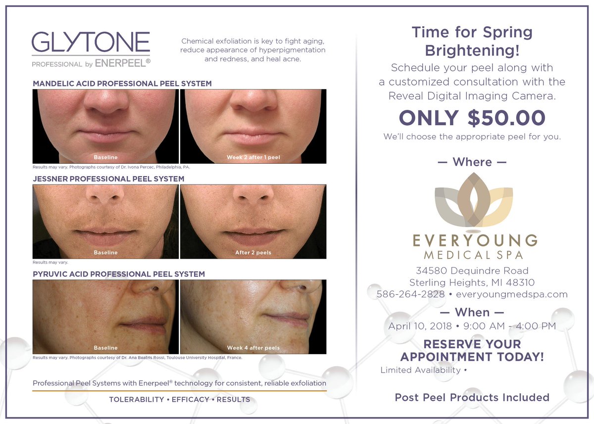 EveryoungMedspa's tweet photo. Get your face ready for Spring.  Your spirit may be singing the praises of spring, it is also likely your skin is still crying out with the Winter Blues - dry, scaly, rough &amp; spots. Chemical Peels are quick affordable procedures that leave your skin refreshed with no downtime https://t.co/Bga4B3vSSa