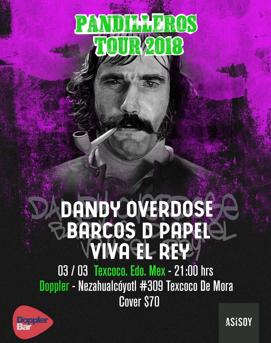 TourPandilleros's tweet photo. #FelizLunes #ElLunesSeDisfrutaMás si compro mis boletos para el @DopplerBar #Poderoso #GolpeRMX #NiUnMilagro @DandyOverdose @vivaelreymx @barcosdpapel @AsiSoyOficial @NMakers @monrovia516 @TexcocoNoticia @TexcocoPal_Feis https://t.co/Qr8O7KqQdW