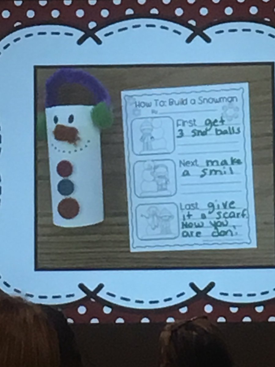 MrsStayton's tweet photo. Cute idea for procedural text! #wearewhitt #SDE2018 https://t.co/sO1TtiiovB
