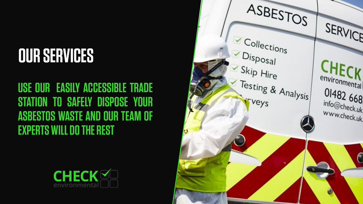 Our large Asbestos Trade Station in central Hull allows for waste disposal with ease. Take action the safe way #AsbestosWasteDisposal

Click here now for more about this service: bit.ly/2EnhxhX