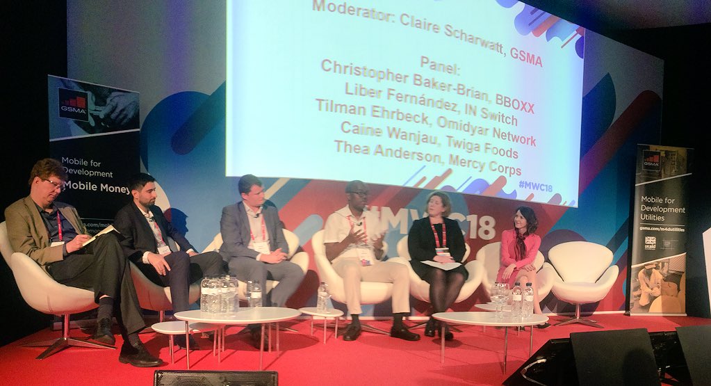 Ari_fres's tweet photo. 'Mobile Money growth is an ecosystem game' - great to hear @MTNGroup echo @gsmammu #SOTIR report, and real life examples from ecosytem players like @BBOXX_HQ and @TwigaFoods who are driving mobile money adoption for #energy and #agri #ecommerce solutions https://t.co/ubxn9FectW