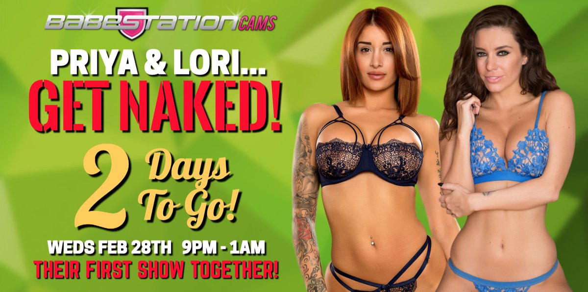 SPECIAL ANNOUNCEMENT 😈

@Priya_Y &amp; @OnlyLittleLori will be taking part in their FIRST EVER girl-girl show together this Wednesday! 🔞

...GET NAKED 😳

https://t.co/CxT5twqfOY https://t.co/lmjTXggPdG