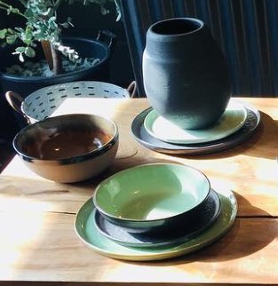 Getting ready for Spring.....New plateware now in stock #earthenware #dinner #interdesign #Tenterden