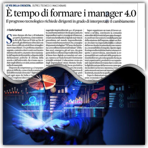 - Autorità + Autorevolezza = Manager 4.0
