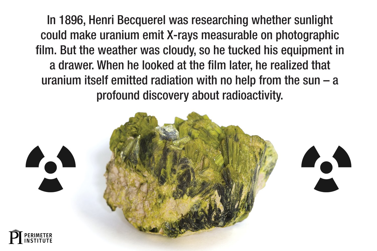 Perimeter Institute on Twitter: "On this day in 1896, cloudy weather thwarted an experiment by Henri Becquerel. The silver lining was an incredible discovery. Learn about this and other accidental discoveries: https://t.co/bh5mDBQWtH #