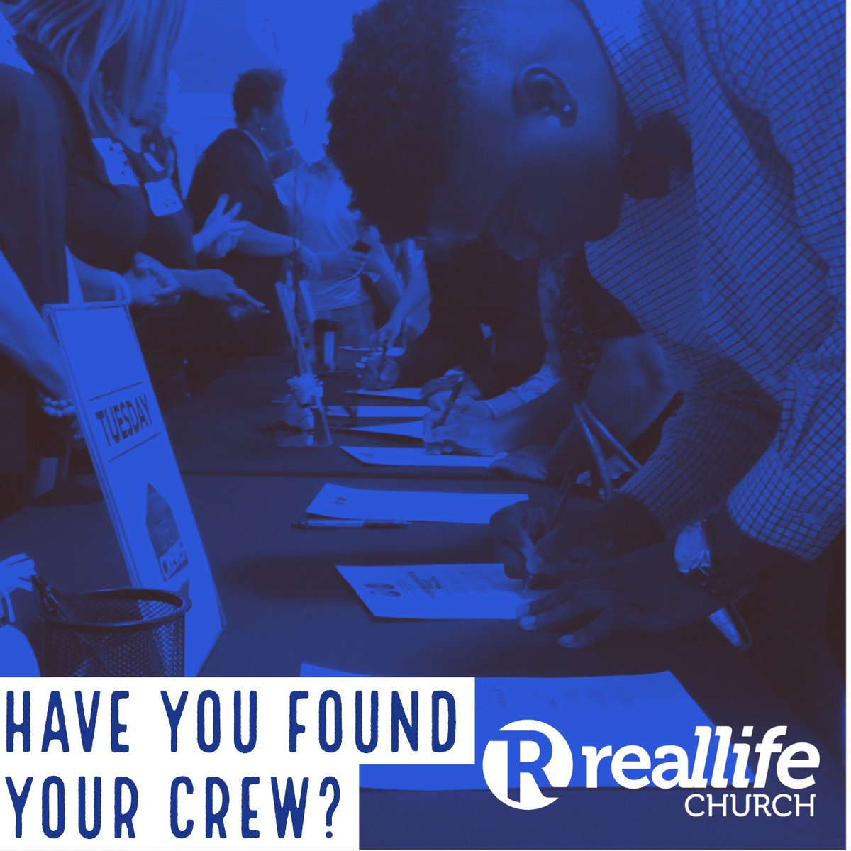 Reallifemacon's tweet photo. People have been finding their crews this weekend! Have you found your crew yet? It’s not to late. Registration continues this weekend. #rlmacon #lifecrew https://t.co/dNHguIwapk