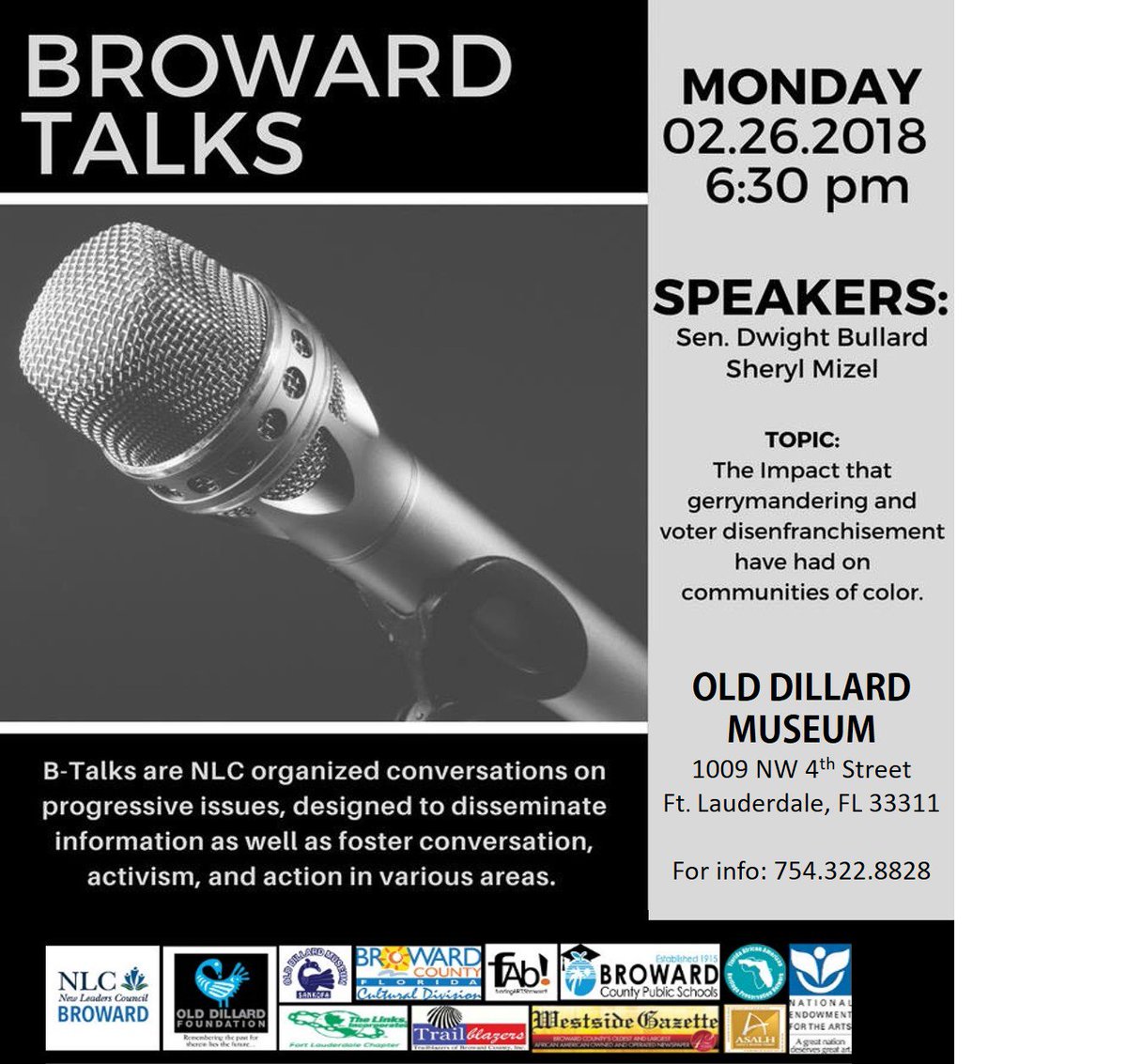 TONIGHT!!!!! OLD DILLARD MUSEUM &amp; NEW LEADERS COUNCIL