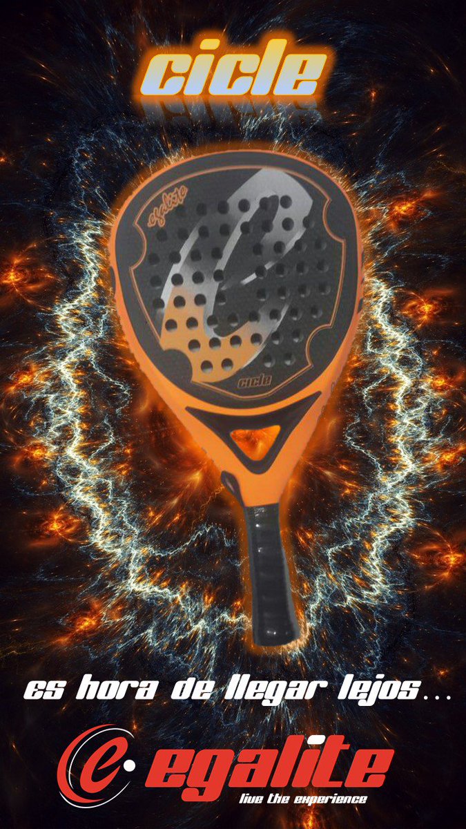 egalite_padel's tweet photo. Colección 2018 ya esta aquí
Nueva Cicle...te hará llegar muy lejos en tu juego MÁXIMA POTENCIA https://t.co/e2P38cbbGY