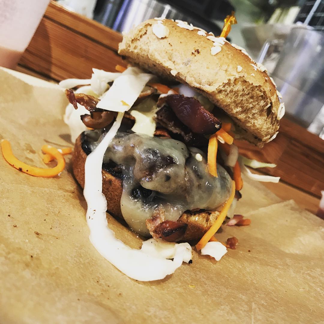 bgoodvermont's tweet photo. Let's spice it up ya'll! Our Guapo Burger comes with spicy jalapeño slaw AND jalapeño ranch (oh, and bacon 🥓). 
photo: takethreemusic
#bgood #bgoodvt #bgoodvermont #bgoodburlington #vt #vermont #burlington #burlingtonvt #burlingtonvermont #churchstreet #churchstreetmarketplace https://t.co/955mRfUKBN