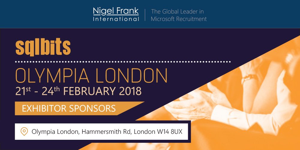 NigelFrank's tweet image. WE HAVE A WINNER! Congratulations to @HillHayward who is the lucky winner of our #SQLBits social media competition. The £150 Microsoft Store gift card is on its way to you Mat. Thank you to everyone who entered our competition. #SQLBits2018