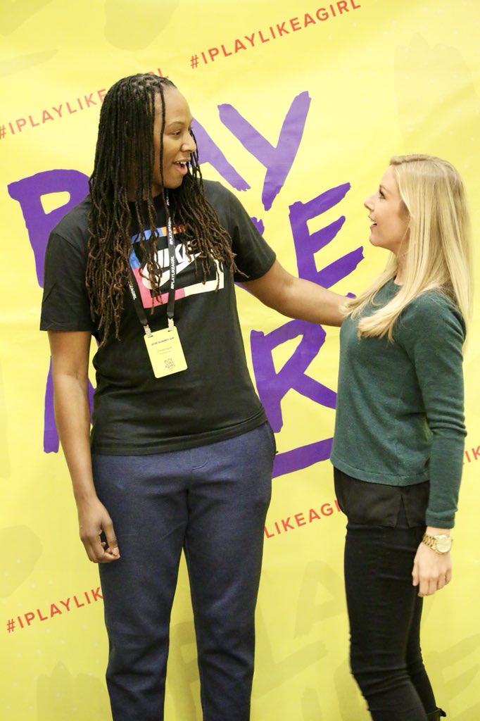 CSETalent's tweet photo. Some fun photos of @DawnDavenportTN #3HL1045 with @Chold1 #WNBA #LadyVol_Hoops #OlympicGoldMedalist from the @iplaylikeagirl Summit in #Nashville #NGWSD on Feb 17, 2018 https://t.co/R7nItR1tFK