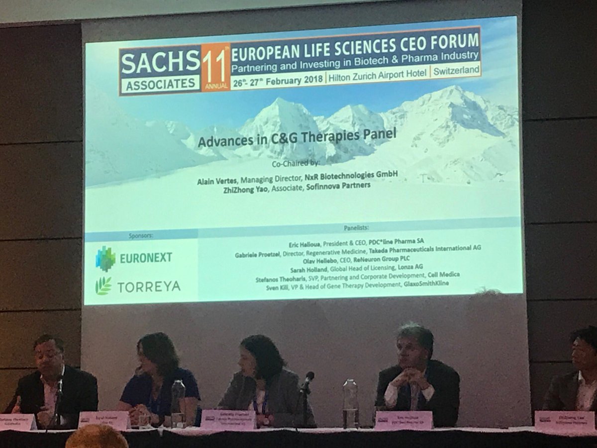 Manufacturing unanimously recognized as one of the key challenges of #celltherapy and #genetherapy at the 11th Annual European Life Sciences CEO Forum. Lonza’s Sarah Holland outlined Lonza’s solutions pharma.lonza.com/cell-and-gene-…