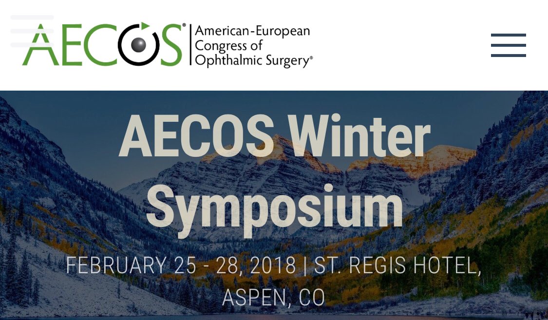 eyeandlaser's tweet photo. Education of doctors and patients highlighted #premiumiol #aecosaspen @EyeLaserClinic https://t.co/uxCLPEIkRV