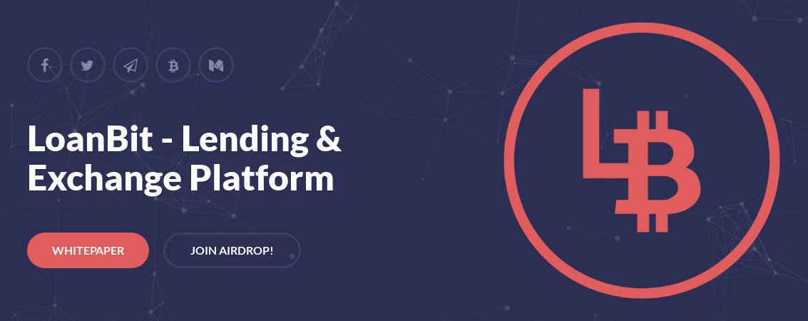 AirdropAlert's tweet image. LoanBit #Airdrop ≫ @LoanBit_org distributes a total amount of 100,000 $LBT tokens to max. 10,000 Telegram, Bitcointalk and Twitter users.

Airdrop form: goo.gl/dQv9X3
Bitcointalk thread: goo.gl/6Jhny8