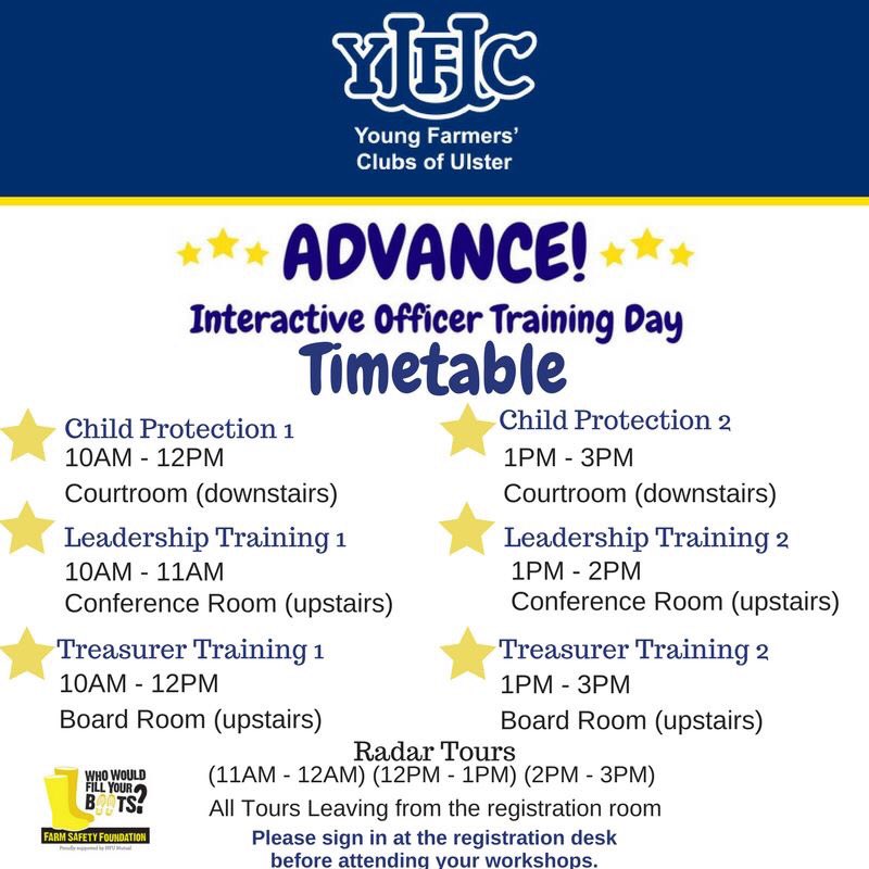 YFCUPresident's tweet photo. Really looking forward to the YFCU Advance Interactive Training this Saturday at @radarNI Thanks to @yellowwelliesuk for their continued support towards YFCU
#MembersSuccess https://t.co/JIBOedY7Cr