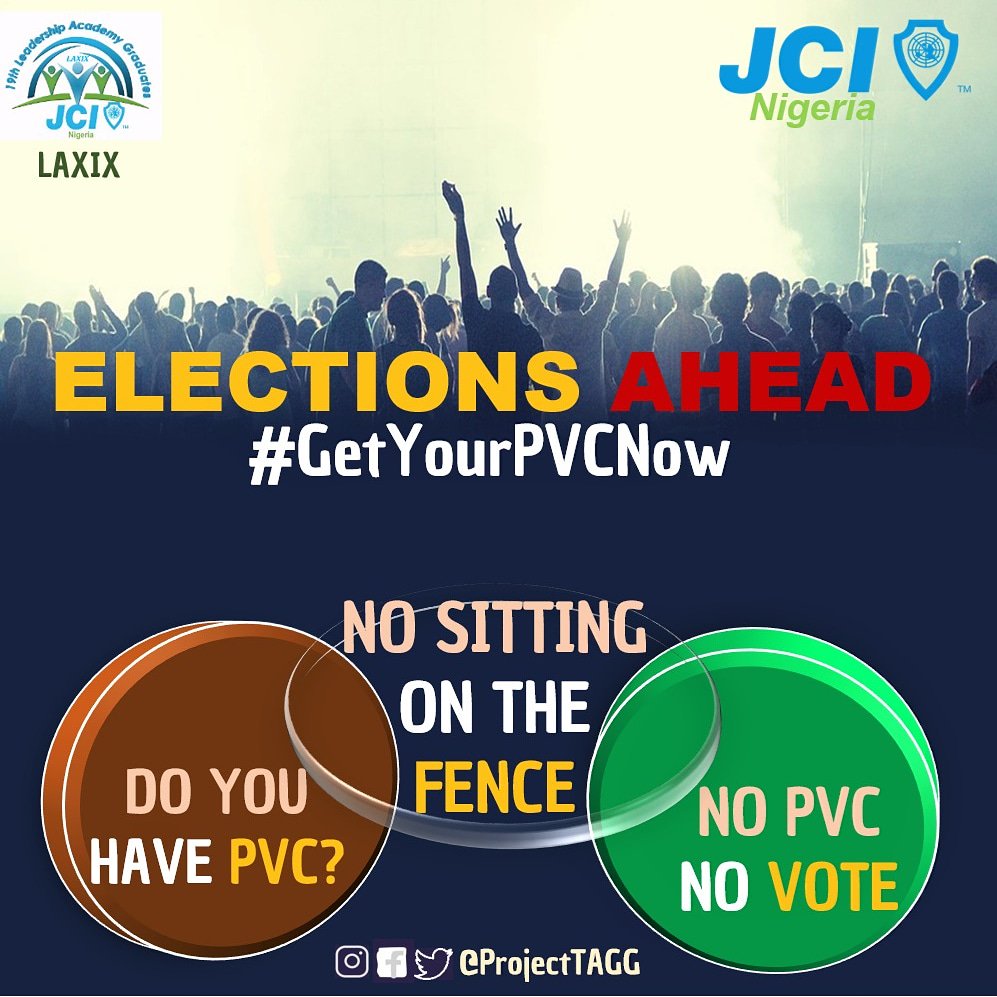 laxixprojecttag's tweet photo. Enough of complaining. You need your PVC to see the change you want happen. No more sitting on the fence, we're taking actions in the next general elections. 

#GetYourPVC
#citizensinAction 
#INEC
#laxix
#JCIN https://t.co/CfCQLcBEMG