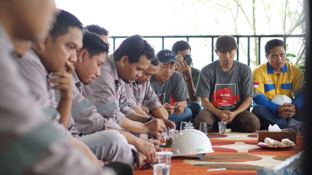 Tasyakuran dalam rangka HUT PT SPP ke 14. Jayalah terus 🎉