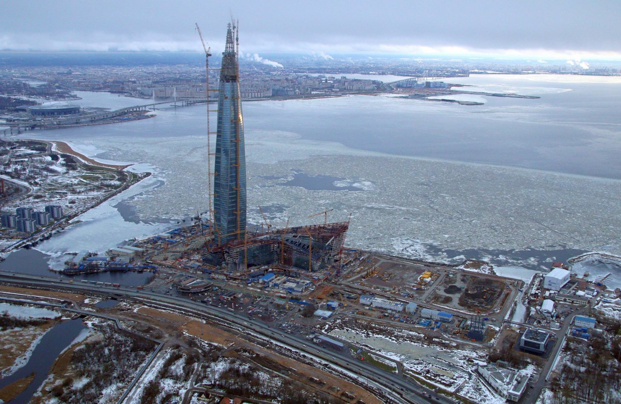 Лахта-центр в Санкт-Петербурге