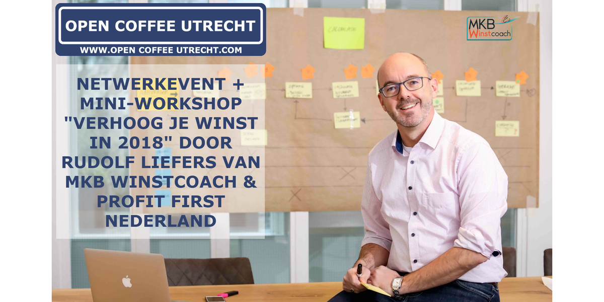Op vrijdagochtend 9 maart 2018 zal <a href="/RudolfLiefers/">Rudolf L</a>  van MKB Winstcoach ons, tussen het #netwerken door, laten zien dat er meer ruimte voor winst in je onderneming zit dan je zelf voor mogelijk houdt. Voor meer info en aanmelden, zie goo.gl/9WGU4m #utrecht #ondernemen