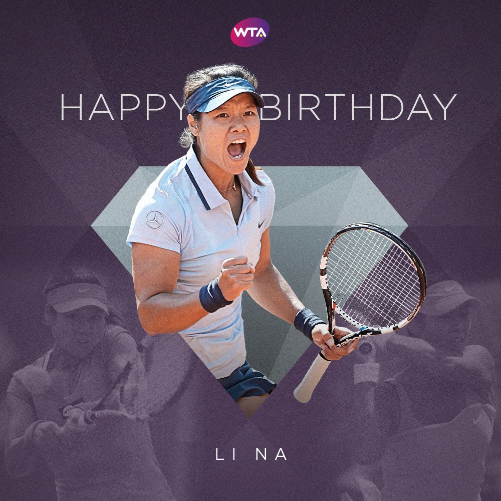 Happy birthday to two-time Grand Slam winner Li Na!  