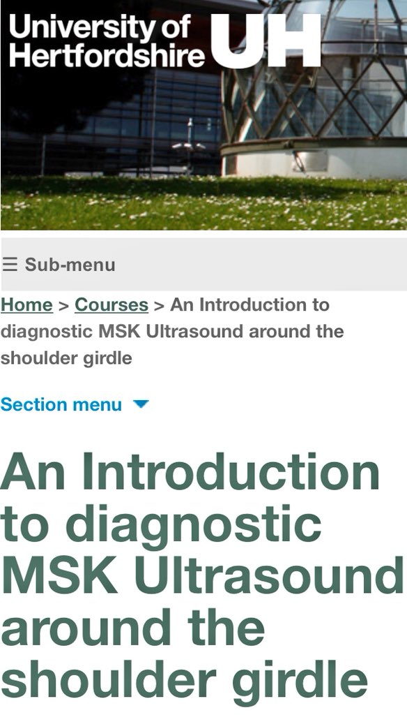 swildmanphysio's tweet image. Privilege to be alongside @JeremyLewisPT for this one day course @UniofHerts in June 2018. Thanks for the opportunity. herts.ac.uk/courses/an-int… @mskultrasound #keepitrelevant