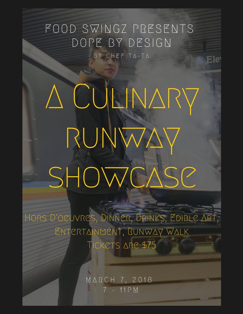 WomenOfCulinary's tweet photo. Ready for a #TripleThreat? "A Culinary Runway Showcase" has it!
#Chef #Fashion #Art What. A. Combo.
Get ready for @thedopestchef! She has it all and she's giving it to you, #Atlanta!
Reserve your seats before they're all gone! https://t.co/RLBaLuNNtR
#ProudSponsoringPartner https://t.co/U4heo7GtzS