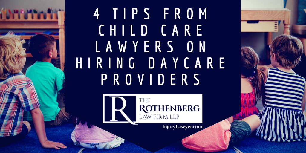 RothenbergLaw's tweet photo. 4 Tips from Child Care Lawyers on Hiring Daycare Providers #PersonalInjury #DaycareTips #ChildcareAdvice https://t.co/3xCaTX726Z https://t.co/i44DmnPp7r
