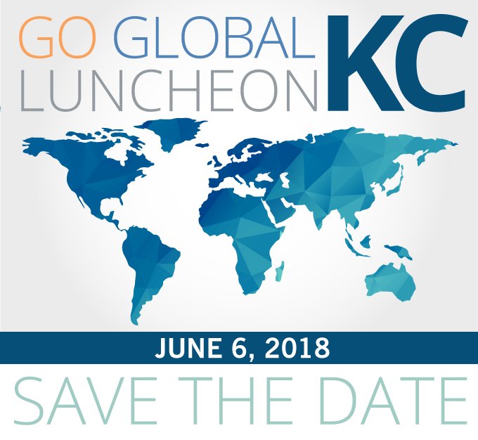 WTCKC's tweet photo. Want an update on how Kansas City has gone global? Join us at our annual #GoGlobalKC Luncheon where you will meet local International Trade specialists and hear from our distinguished guests. Event sponsorship opportunities are available here:  https://t.co/s6aTXQ0FYy https://t.co/USmLa3AgpJ