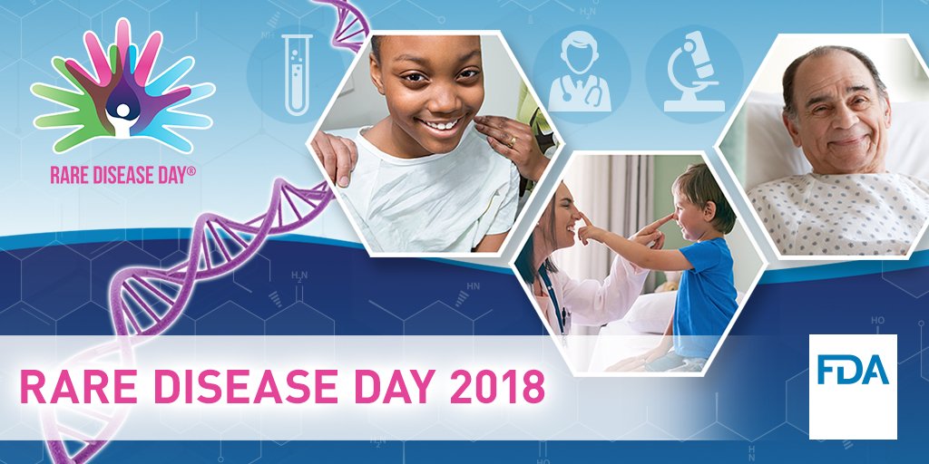 FDA's tweet photo. We have developed a series of new videos and other materials that explain the scope of what FDA is doing to encourage the development of medical products for rare diseases. We invite you to take a look: https://t.co/gMHqEIlxGe #rarediseaseday https://t.co/yHQEImwUEd