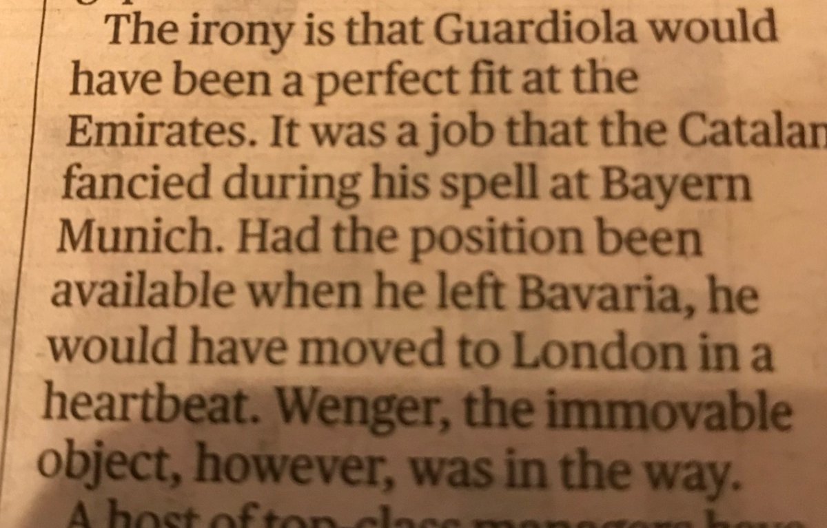 Classic London Evening Standard tonight on Arsenal’s defeat to City, can anyone believe this utter rubbish.