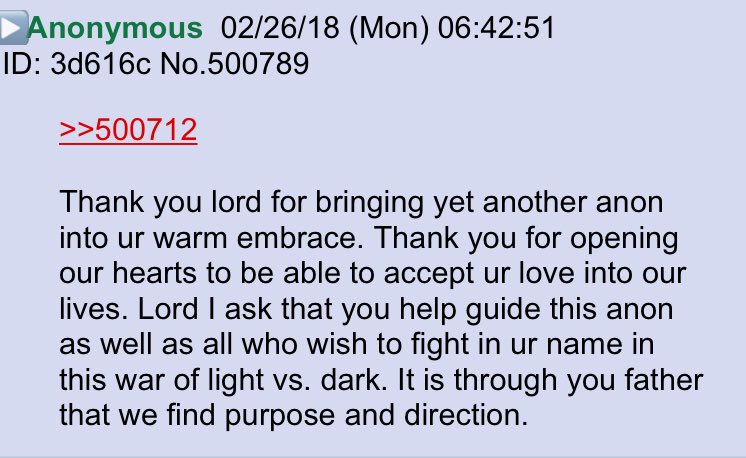  #QAnon Responses to am Anon’s encouraging personal account of how Q has affected his life!  #GreatAwakening  #Truth  @realDonaldTrump