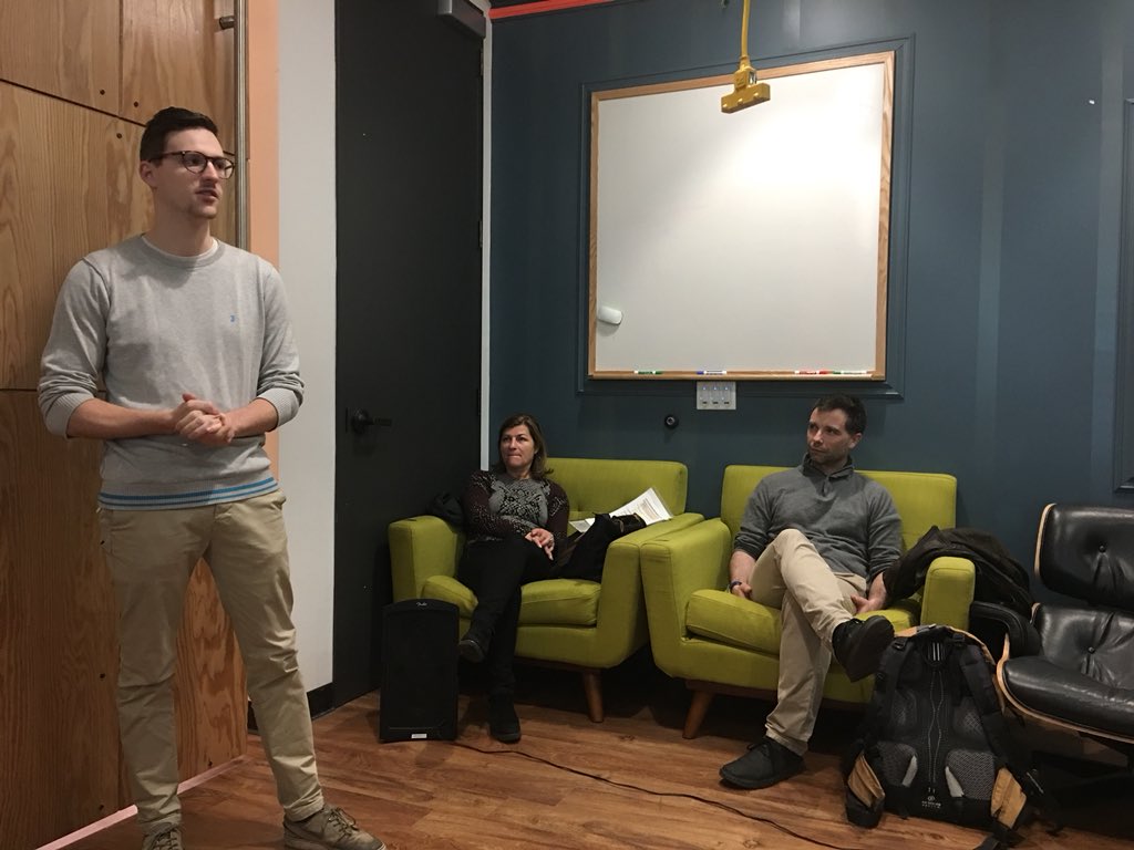 Day 1 at #SanFrancisco : présentation du programme de la semaine, ça va être riche en rencontres ! #UPSaclayChallenge