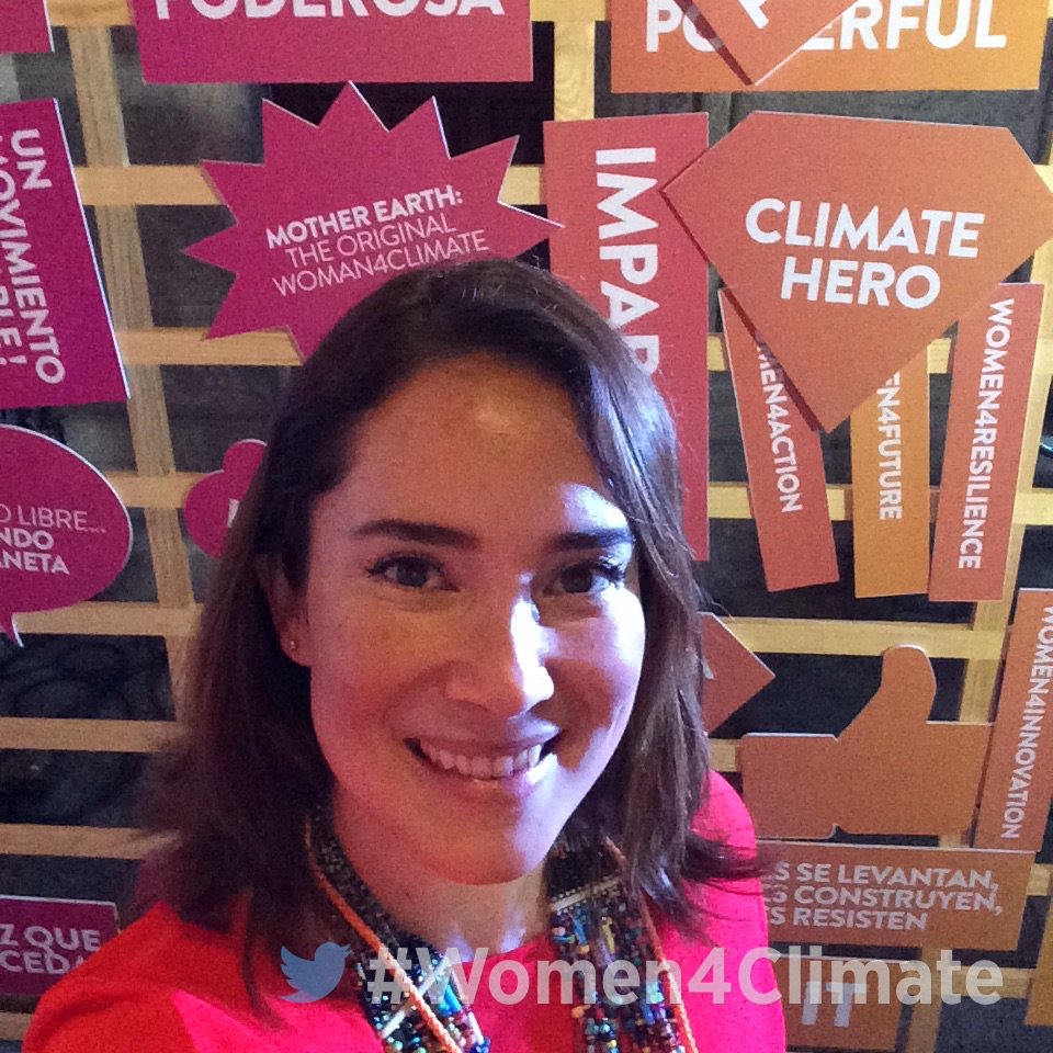 ¡Emocionados de estar en la conferencia del <a href="/c40cities/">C40 Cities</a> #Women4Climate! <a href="/arianagomezf/">Ariana Gomez</a>