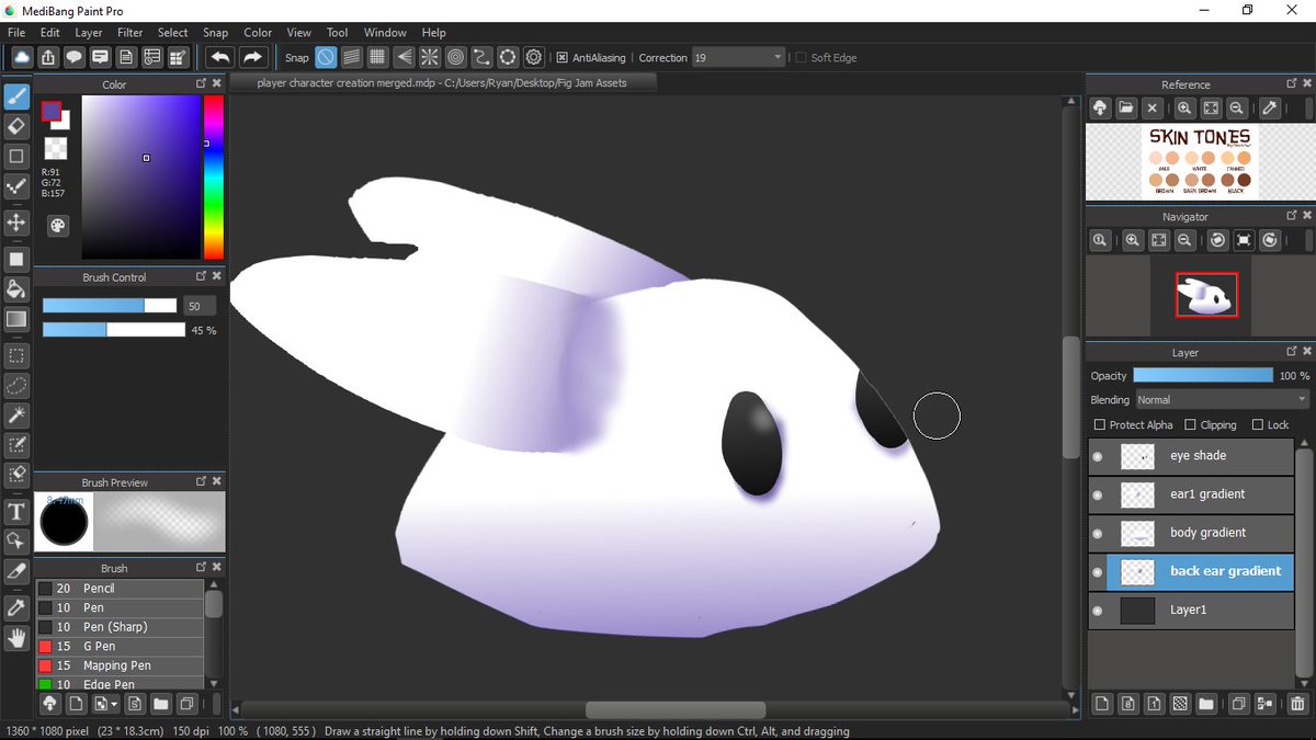 _RyM0's tweet image. I got my player character ready for #gamedevnetwork&apos;s #gamejam. Im doing a 2D game, which I never do so this will be interesting. My character is quick and rough but hopefully its less obvious later :P

#gameart #digitalart #indiedev #gamedev #indiegame #screenshotsaturday #art