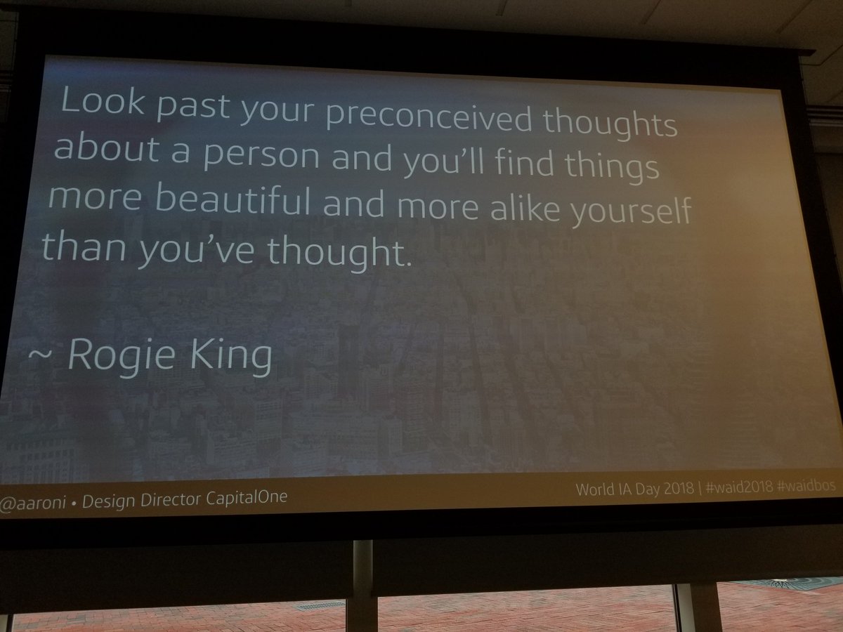 anaraygrim's tweet image. Wise words #WIAD18 #wiadbos